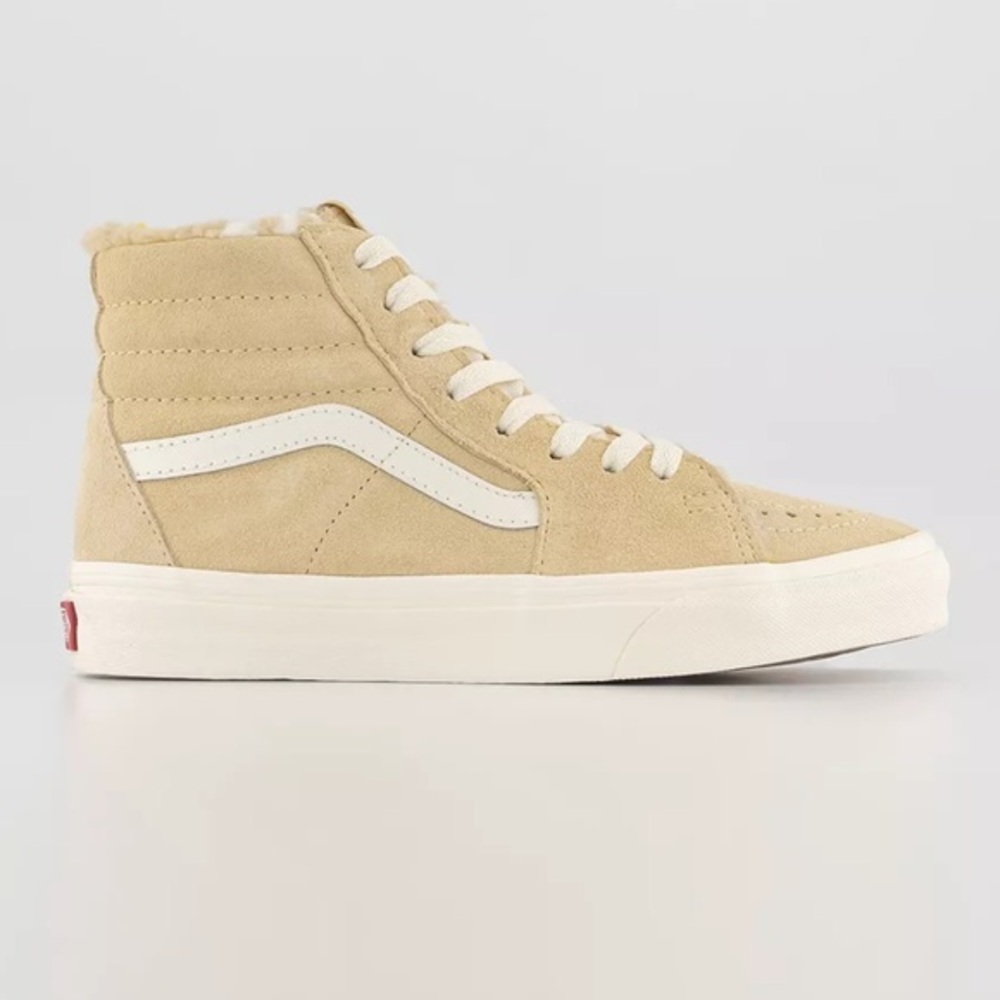 NEW Vans Sk8-Hi Cozy Hug Sherpa Biscotti Sneakers Women’s Size 11